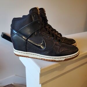 Nike Dunk Sky Hi Hidden Wedge Sneakers – Women’s 8.5 – Black
